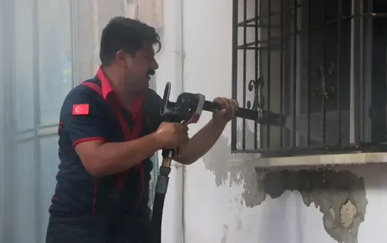 Kilis'te Ev Yangını