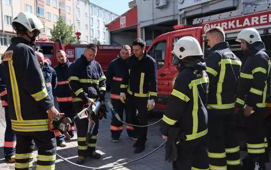Kırklareli'nde İtfaiye Personeline Eğitim