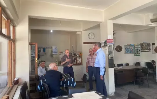 Kaymakam Özderin, Kurudere'yi Ziyaret Etti