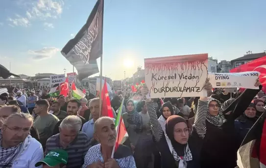 Konya'da Gazze İçin Vicdan Yürüyüşü
