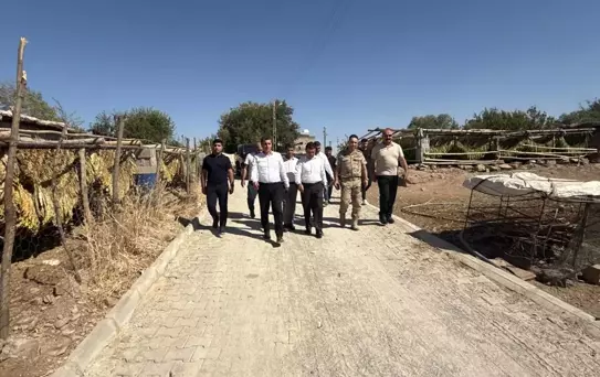 Kaymakam Böçkün, Köylerde Yol ve Su Çalışmalarını İnceledi
