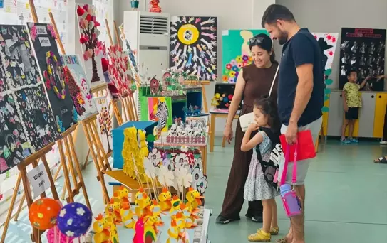 Kumluca Öğrencilerinin Yıl Sonu Sergisi