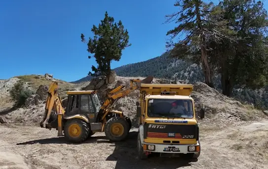 Kumluca'da Yayla Yollarına Bakım