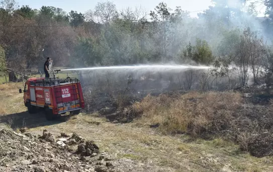 Lüleburgaz'da Yangın Kontrol Altına Alındı