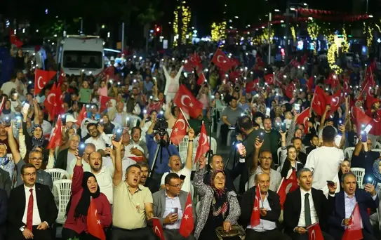 Manisa, Aydın, Denizli ve Uşak'ta '15 Temmuz' programı düzenlendi