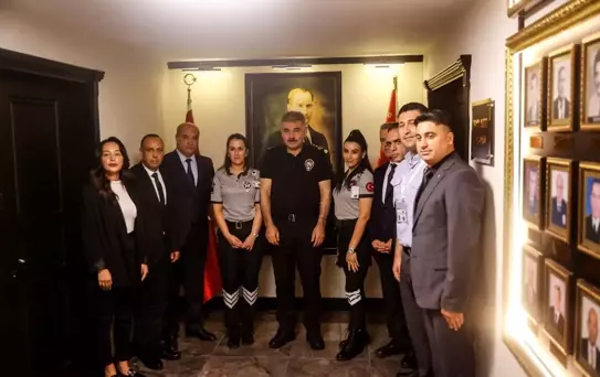 Güvenlik Görevlilerinden Emniyet Müdürü'ne Ziyaret