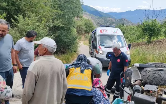 Oğuzlar'da ATV Devrildi: İki Yaralı