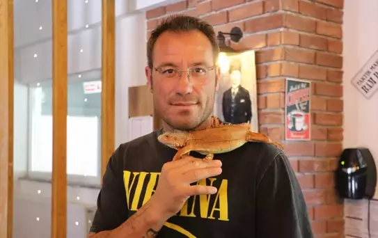Bahadın'da Iguana Maskotu: Ökkeş