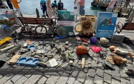 Ortaköy'de Su Altı Temizliği Yapıldı