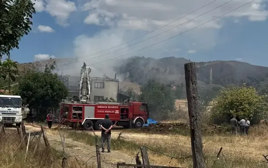 Osmancık'ta Yangın Paniği