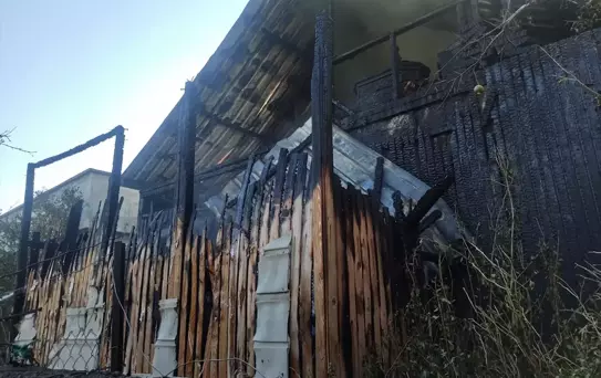 Osmaniye'de Müstakil Evde Yangın