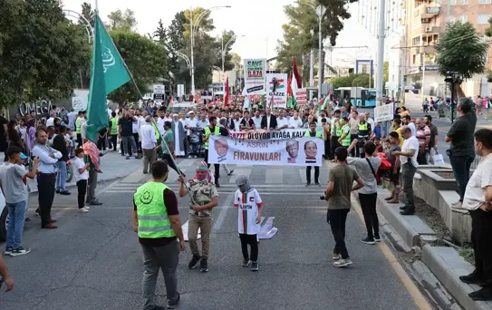 Şanlıurfa'da Gazze Protestosu