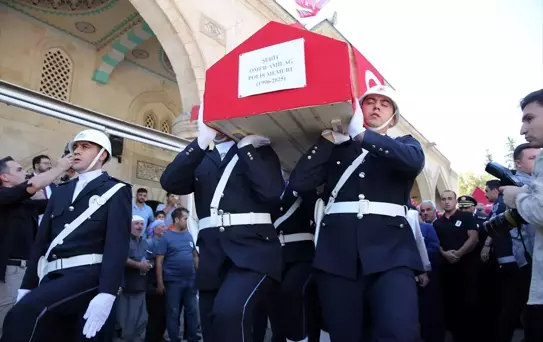 Şehit polis memuru Ömer Amilağ, Şanlıurfa'da son yolculuğuna uğurlandı