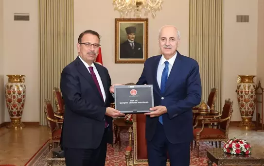 Kurtulmuş, Sayıştay Başkanı Yener'i Kabul Etti