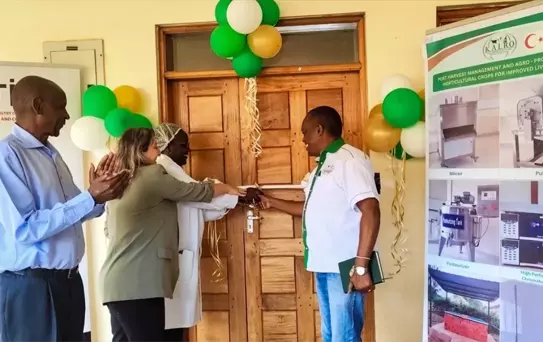 TİKA'dan Kenya'da Hasat Sonrası İşleme Merkezi