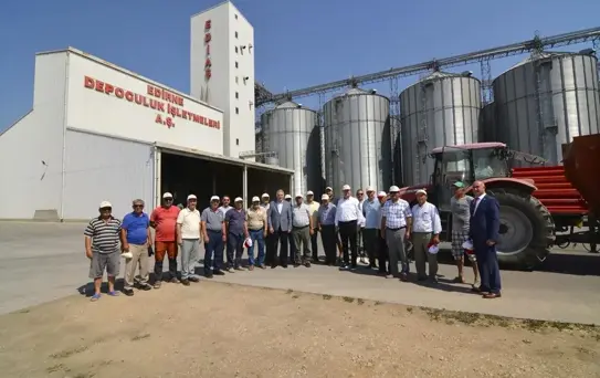 TMO Genel Müdürü Edirne'de