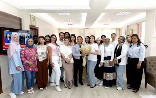 Yabancı Öğrenciler TOGÜ Rektörü'nü Ziyaret Etti