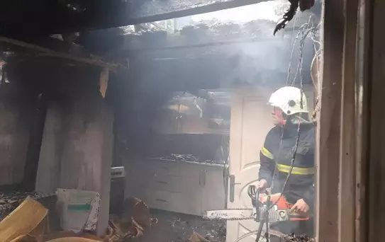 Erbaa'da Yangın: 4 Ev Zarar Gördü