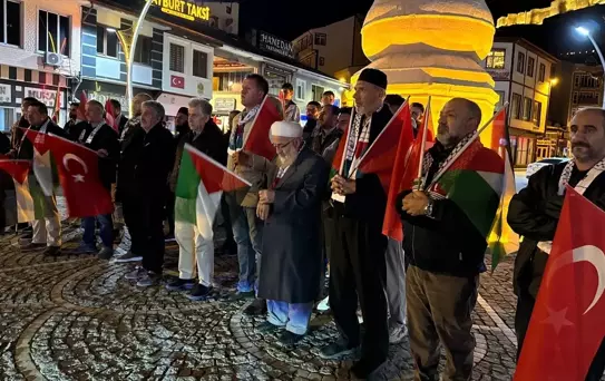 Trabzon ve çevre illerde İsrail'in Küresel Sumud Filosu'na saldırılarına tepki