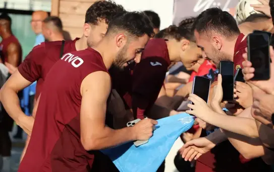 Trabzonspor, Palandöken'de Taraftarla Buluştu