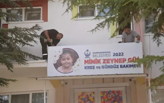 Minik Zeynep Gül'ün Adı Kreşe Verildi