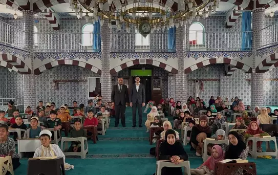 Kaymakam Eskimez, Kur'an Kursunu Ziyaret Etti