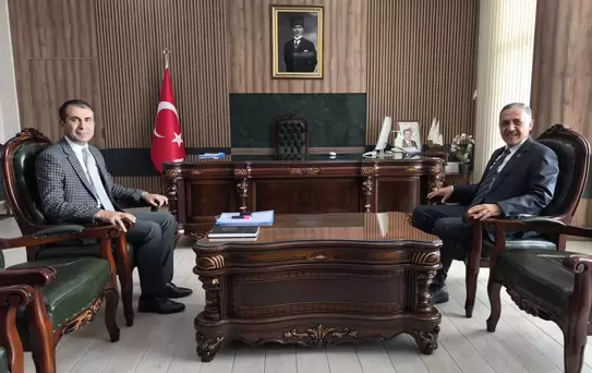 Vali Usta'dan Kaymakam Doğan'a Ziyaret