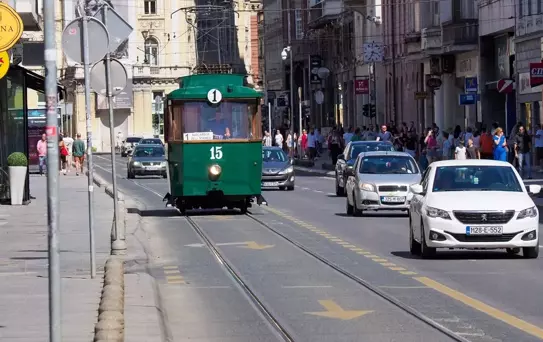 Saraybosna'nın Nostaljik Tramvayı Yeniden Faaliyette