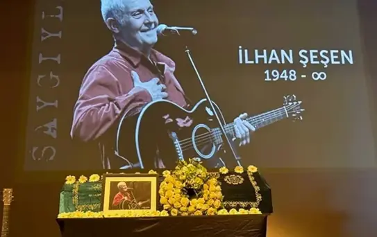 Usta müzisyen İlhan Şeşen'e veda töreni düzenlendi