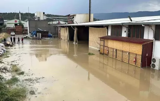 Tosya'da Sel, Fabrikalar Suya Gömüldü