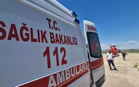 Diyarbakır'da Çiftin Ateş Kazası