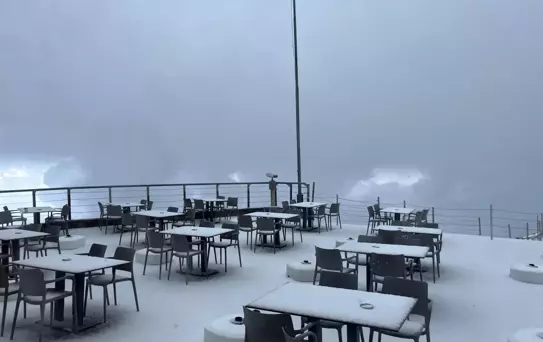 Tahtalı Dağı'nda Mayısta Kar Yağdı