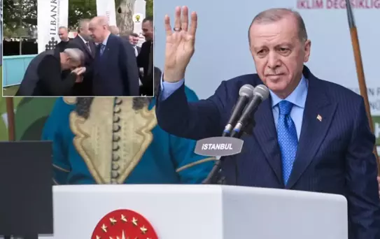 Yavuz Bingöl'ün Cumhurbaşkanı Erdoğan'ın elini öptüğü anlar olay oldu