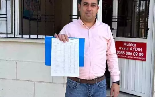 Sarıoğlu Mahallesi'nde Muhtar Seçimi