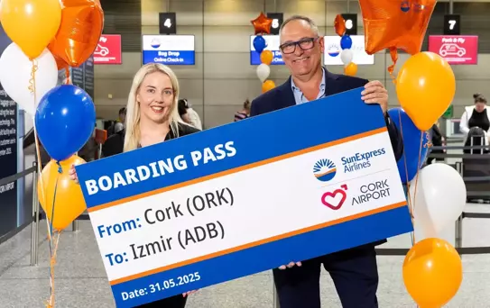 SunExpress, Cork-İzmir Uçuşlarına Başladı