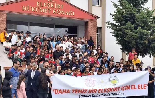 Eleşkirt'te Dünya Çevre Günü Temizlik Kampanyası Başlatıldı