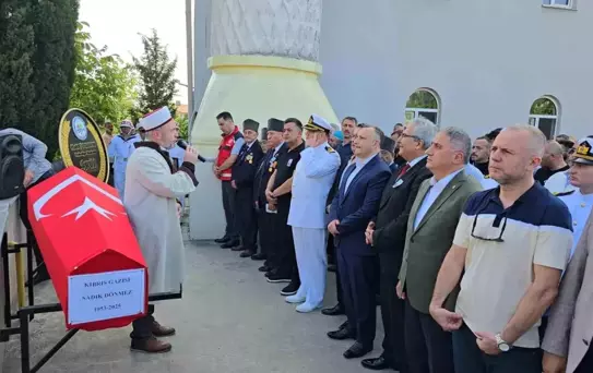 Kıbrıs Gazisi Sadık Dönmez Son Yolculuğuna Uğurlandı