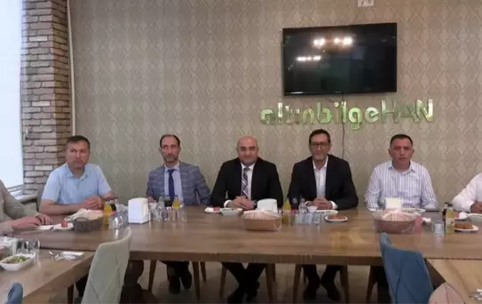 Kaymakam Hayrettin Baskın'a Veda Yemeği Düzenlendi