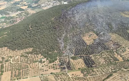 Foça'daki Yangın Kaynak Makinesinden Çıktı