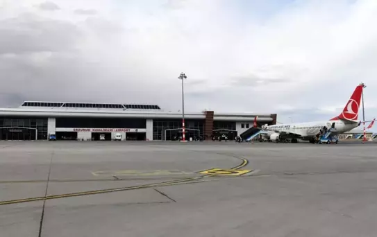 Erzurum Hava Limanı'nda Uçuş Verileri Artış Gösterdi