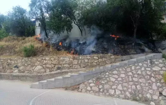 Bilecik'te Çocukların Sigara İçmesi Yangın Çıkardı