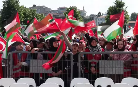 Özgür Gazze Mitingi Üsküdar'da Yapıldı