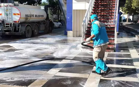 Haliliye Belediyesi Temizlik Çalışmaları Devam Ediyor