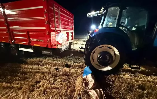 Traktörden Düşen Sürücü Hayatını Kaybetti