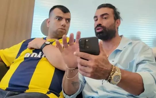 'Kadıköy Boğası' Mustafa'ya göz ameliyatı öncesi Levent Mercan ve Volkan Demirel'den destek