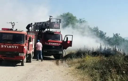 Isparta'da Göl Kenarında Yangın: 200 Dönüm Zarar Gördü