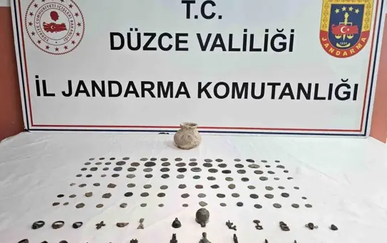 Düzce'de Tarihi Eser Operasyonu