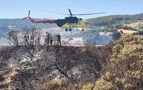 Tekirdağ'da Yangın Kontrol Altına Alındı