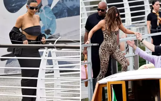 İş insanı Jeff Bezos'un masalsı düğünü başladı! Kardashianlar Venedik'i salladı