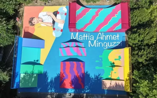 Ataşehir'de Mattia Ahmet Minguzzi Kaykay Parkı açıldı